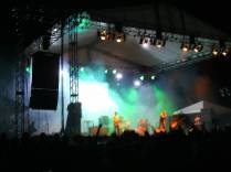 Show do The Hall Effect no hotel Paraíso, em Girardot, na Colômbia